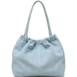 Blue bags, back view