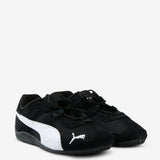 Black sneakers, front view