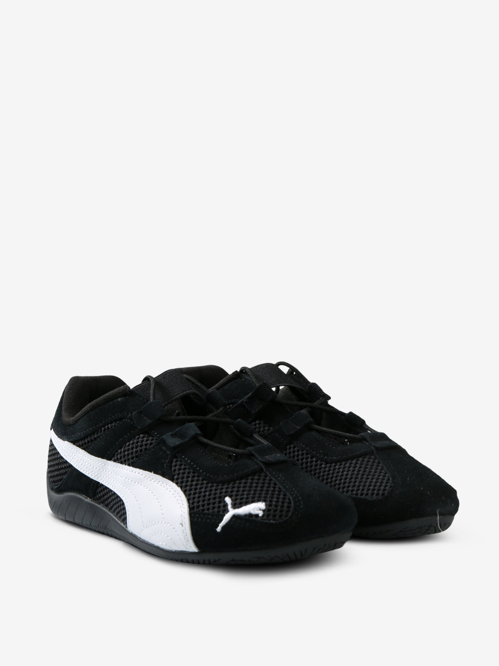 Black sneakers, front view