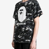 Black t-shirt worn by a person, showing the t-shirt fit
