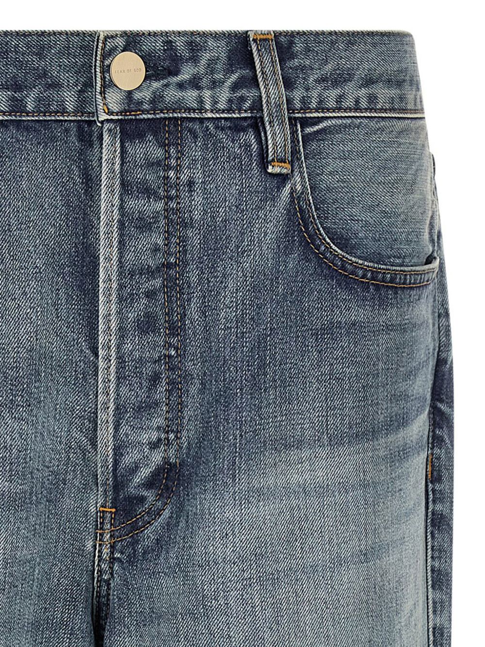Blue jeans,front view
