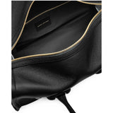 Close up of Black bag, showing detail
