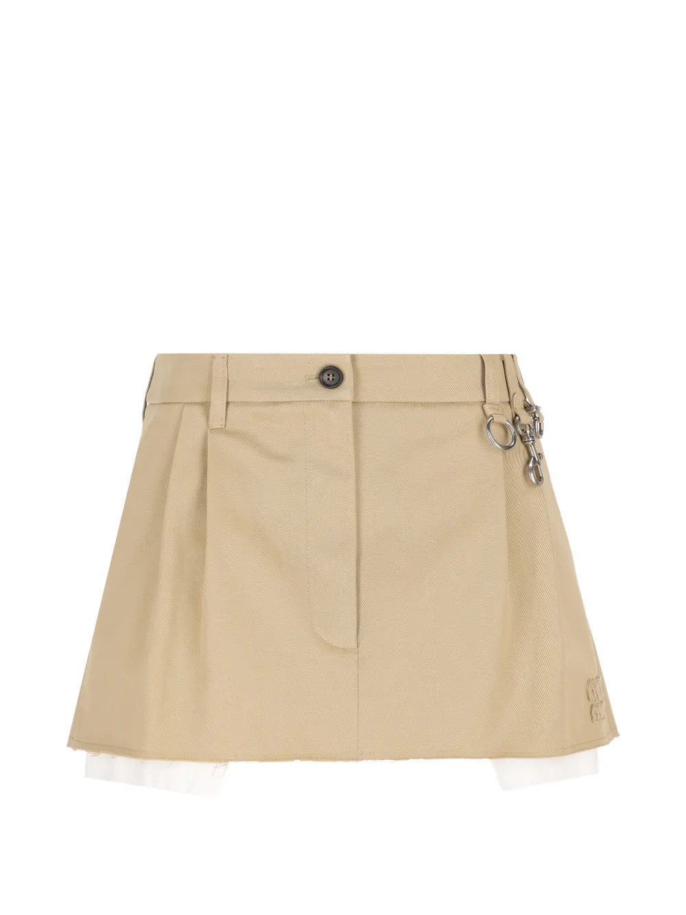 Tan skirt, front view