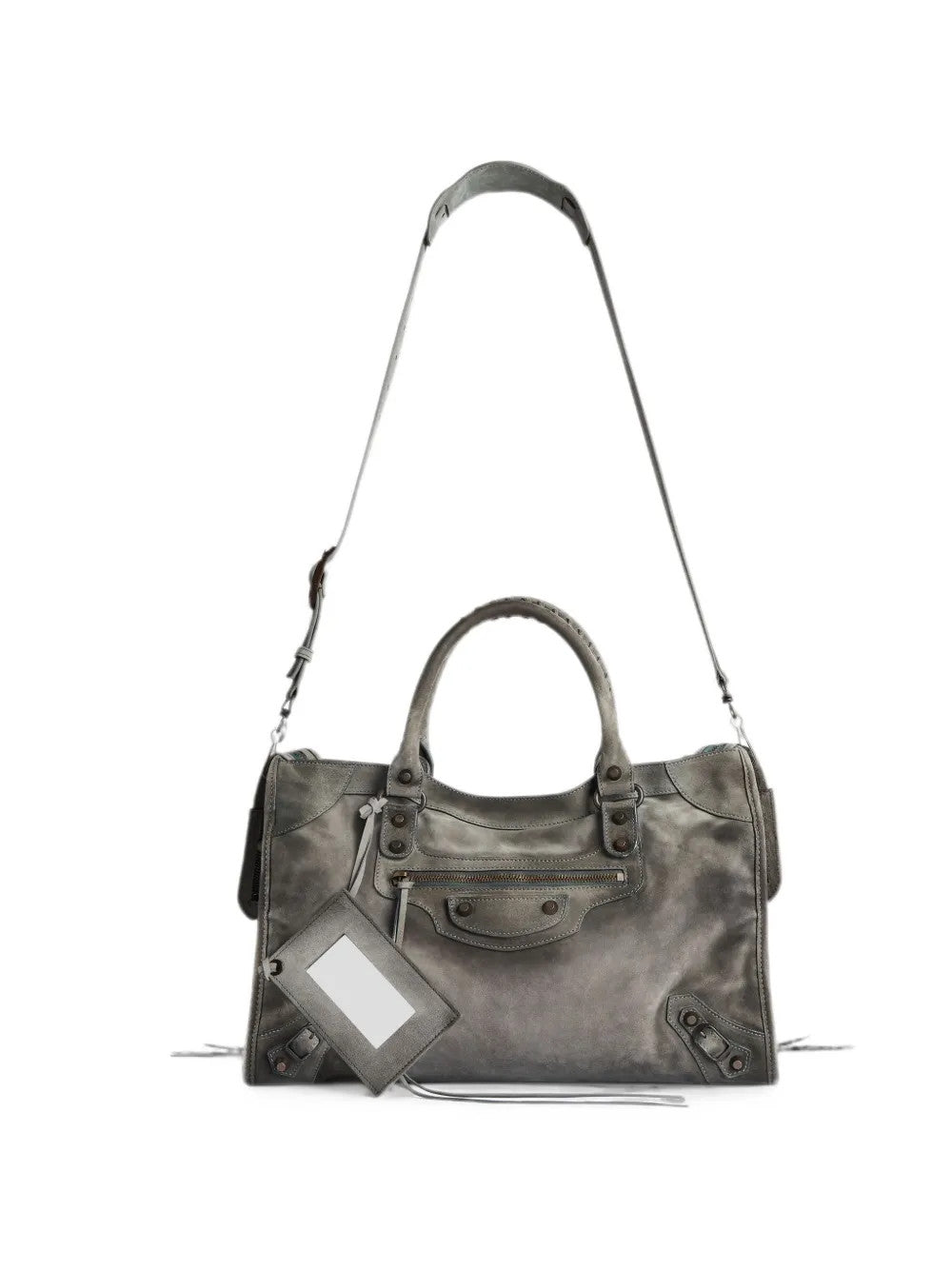 Grey bag, front view