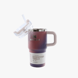 Pink tumbler, front view