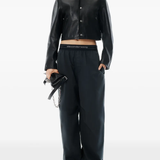 Black pants,full body view