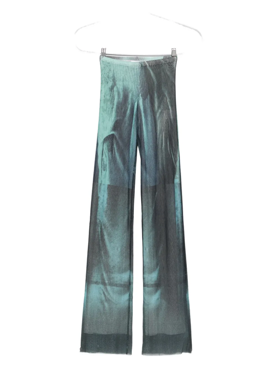 Blue pants, front view