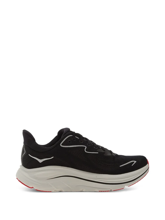 Black sneakers, front view