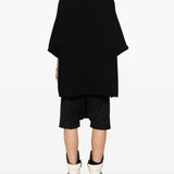 Black t-shirt, full body view