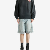 Black hoodie, full body view