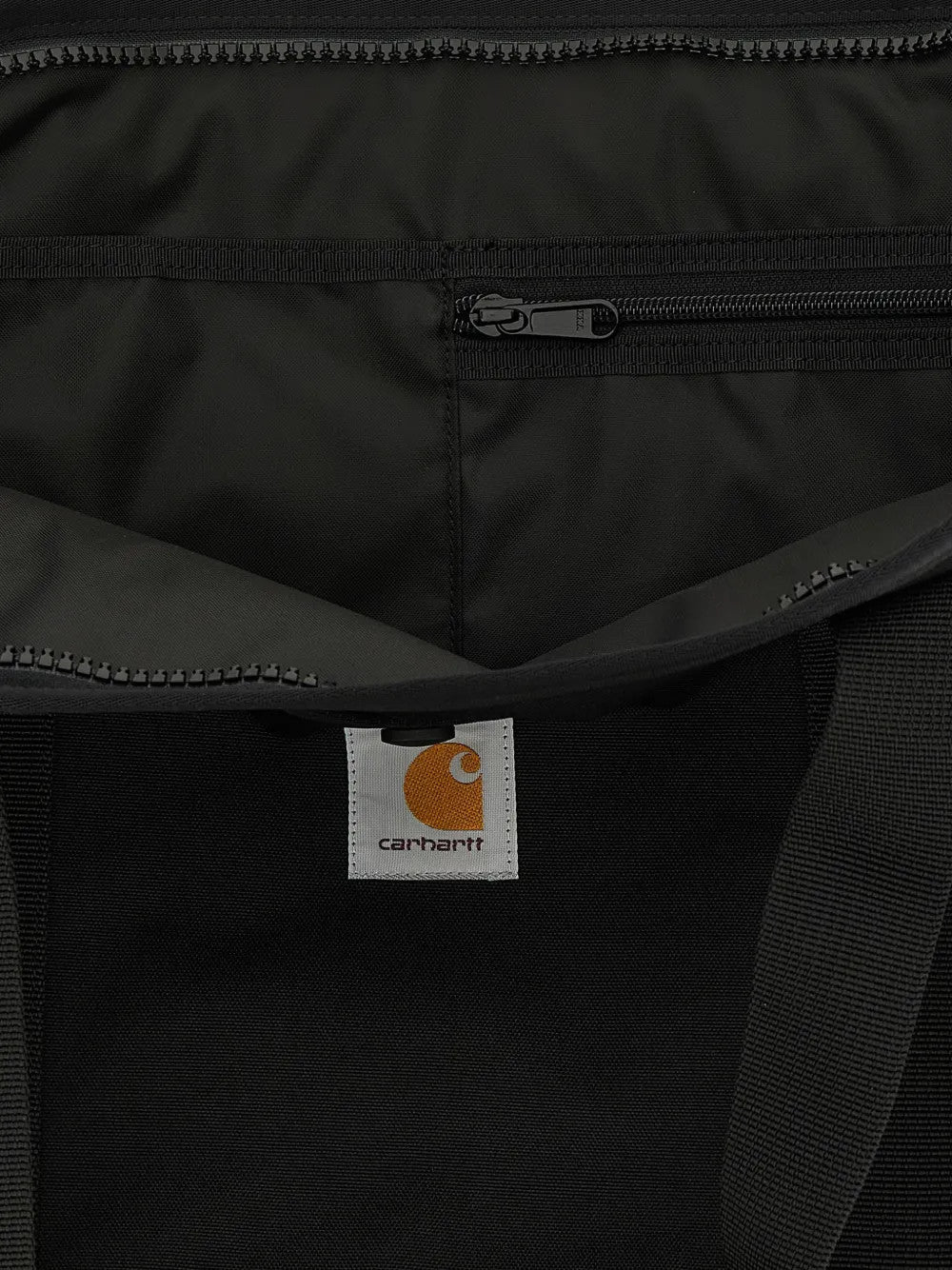 Close up of Black bag, showing detail