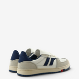 Navy shoes, front view