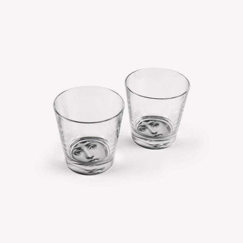 FORNASETTI Theme And Variations Set Of N.82 2 Glasses