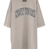 Grey t-shirt,back view