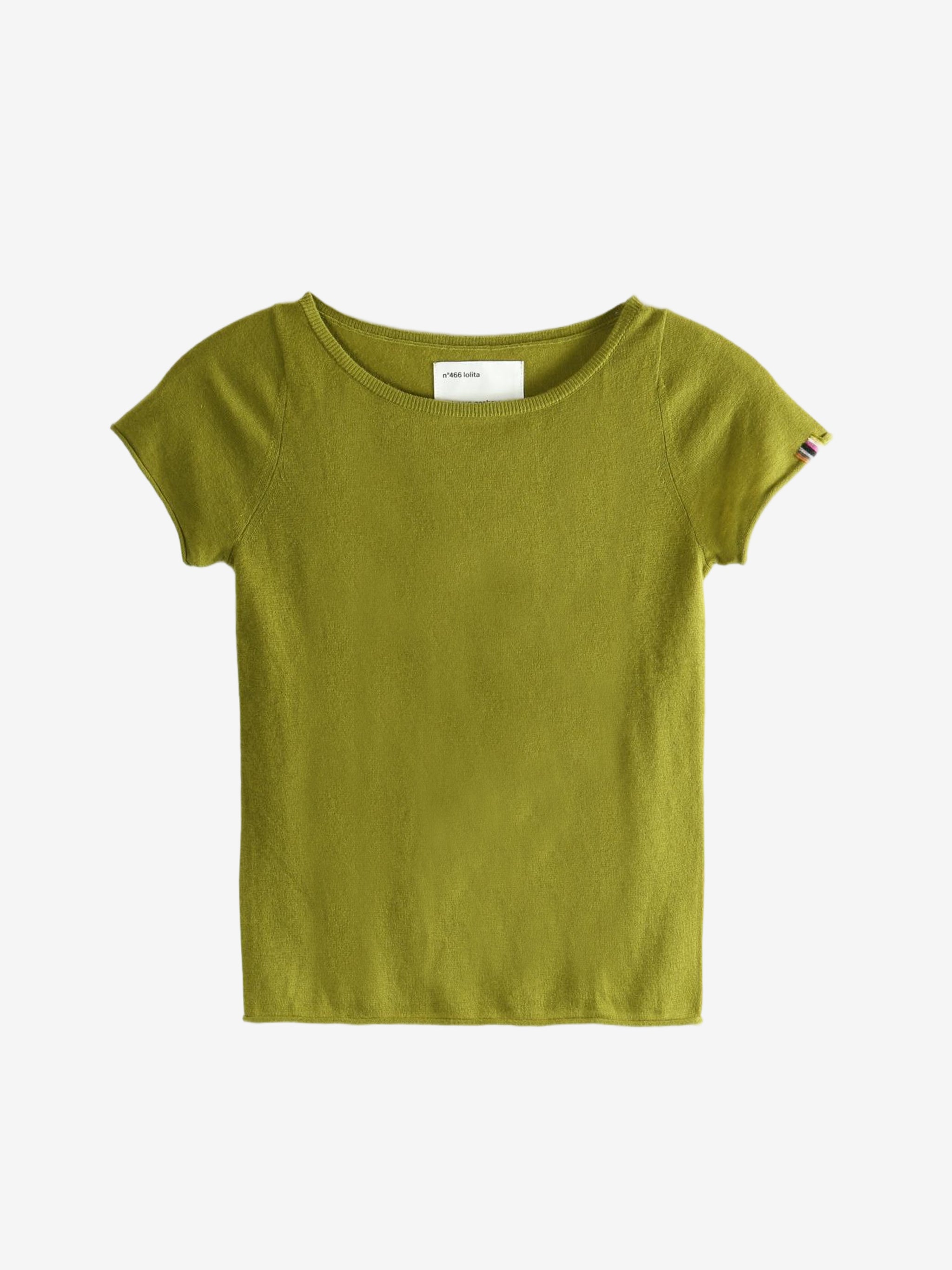 Green t-shirt, front view
