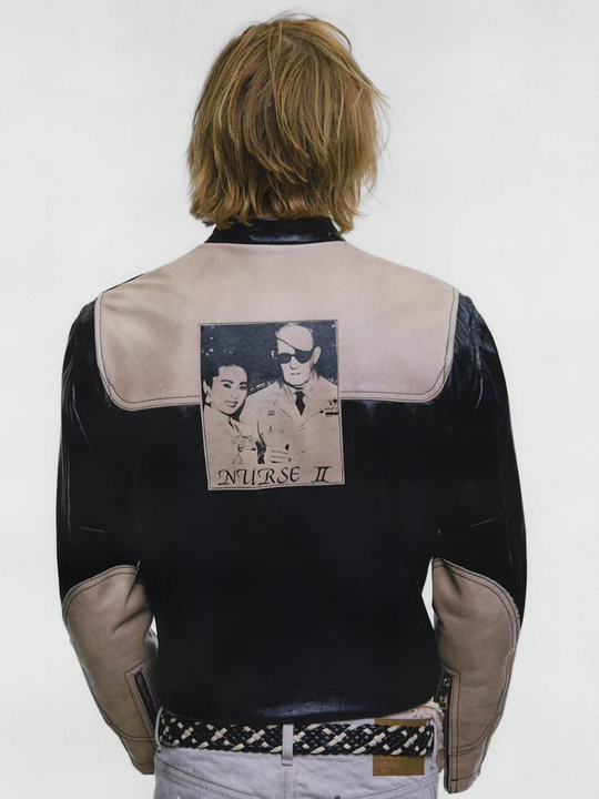 Black jacket, full body view