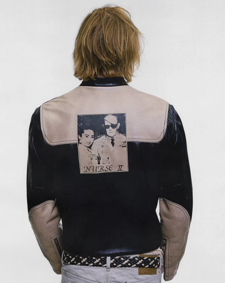 Black jacket, full body view
