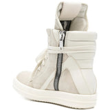 White sneakers, back view