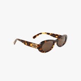 Brown sunglasses, side view