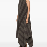 brown dresses, full body view