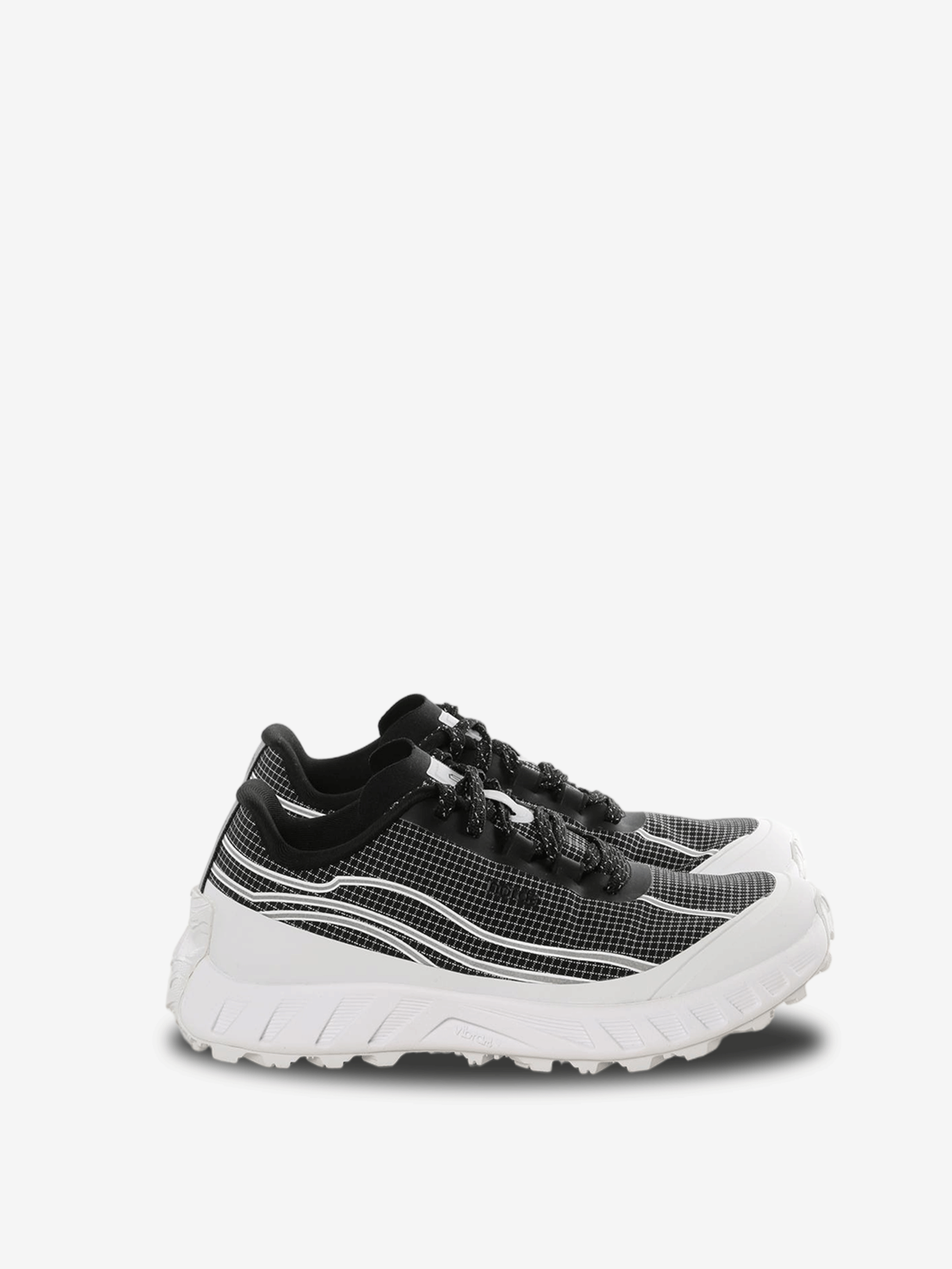 Black shoes, front view