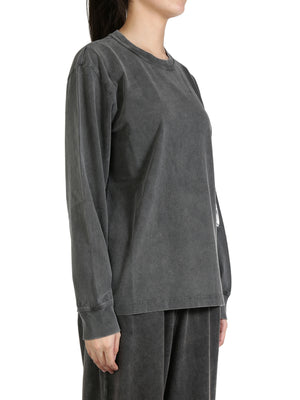 T BY ALEXANDER WANG - Women Long Sleeve Tee With Blade Logo