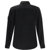 Black shirt, back view