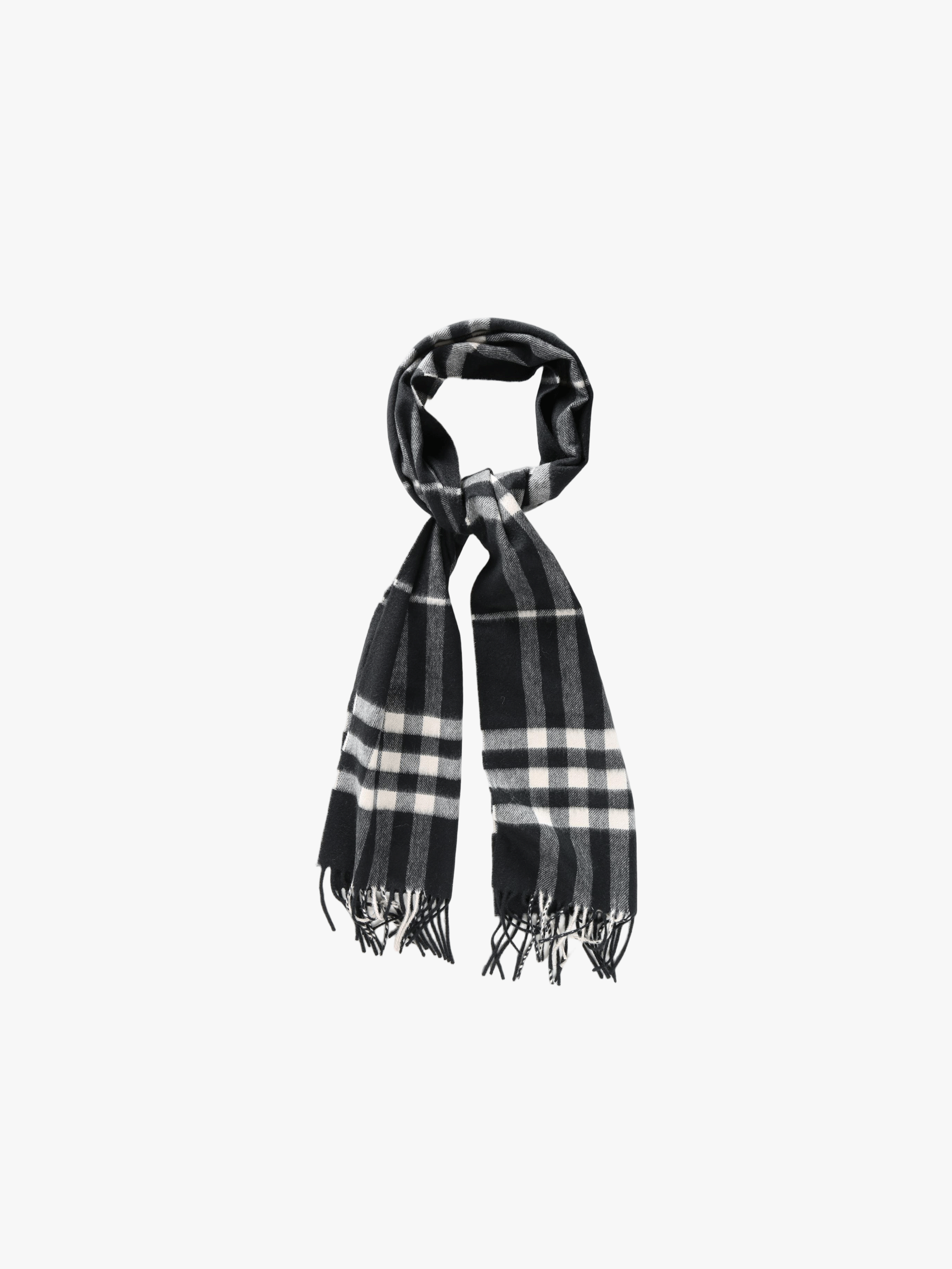 Black scarf, front view