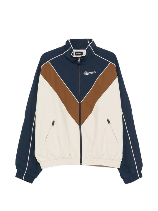 Navy jacket, front view