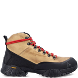 brown boots, front view