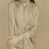 Tan top worn by a person, showing the top fit