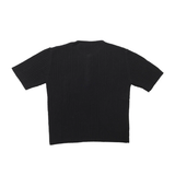 Black knitwear, front view