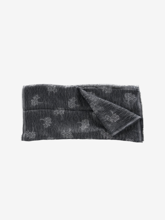 Black scarf, front view