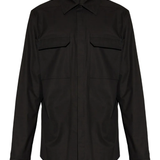 Black shirt, front view