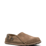Brown sandals, front view