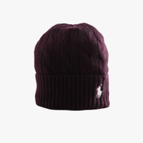 Purple hat, front view