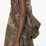 Brown dress, front view