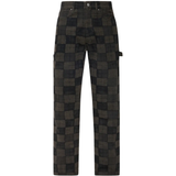 brown jeans,front view