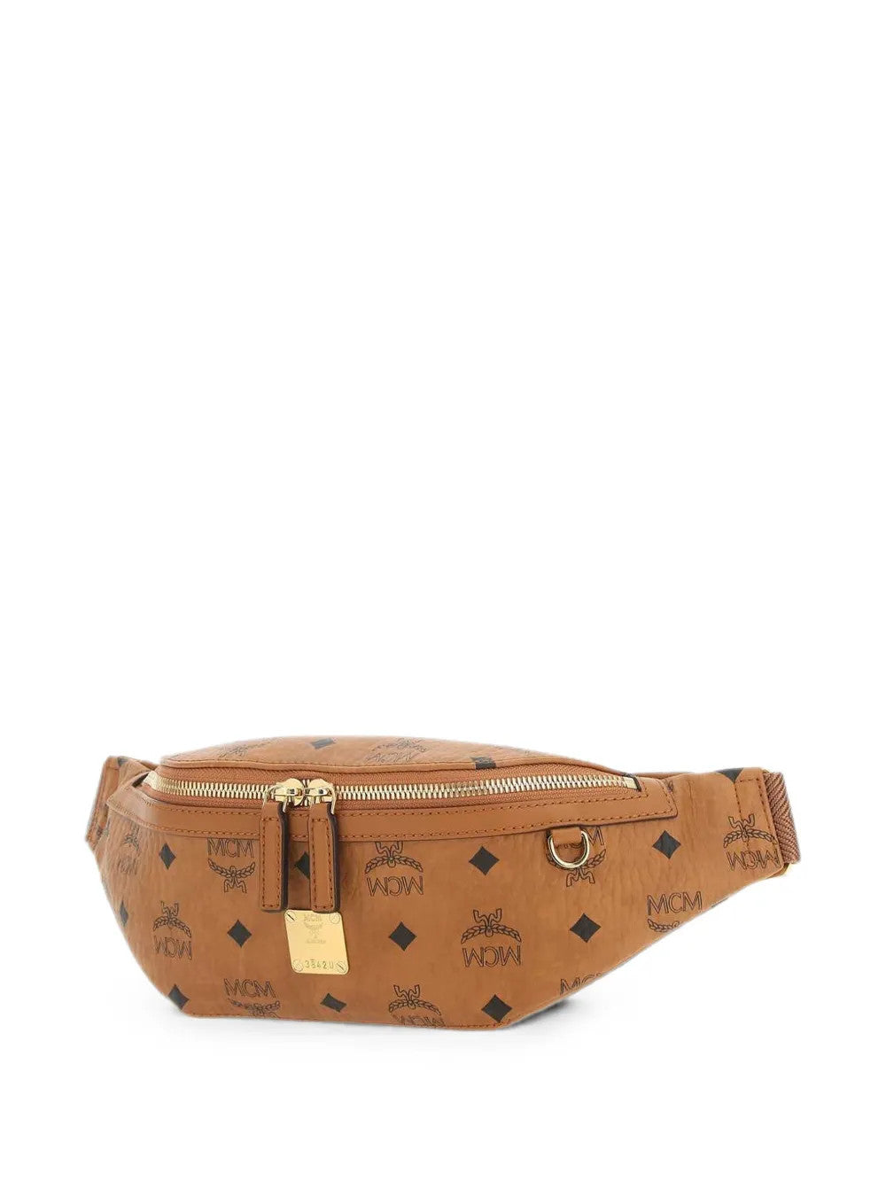 Tan bag, front view