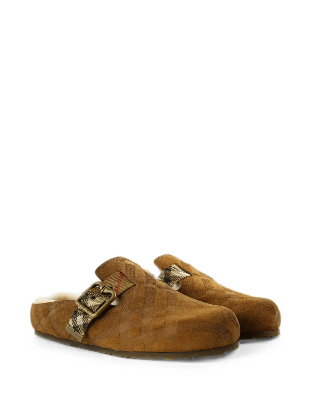 Brown shoes, front view