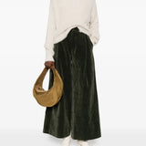 Green pant, full body view