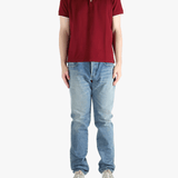 Red shirt, full body view