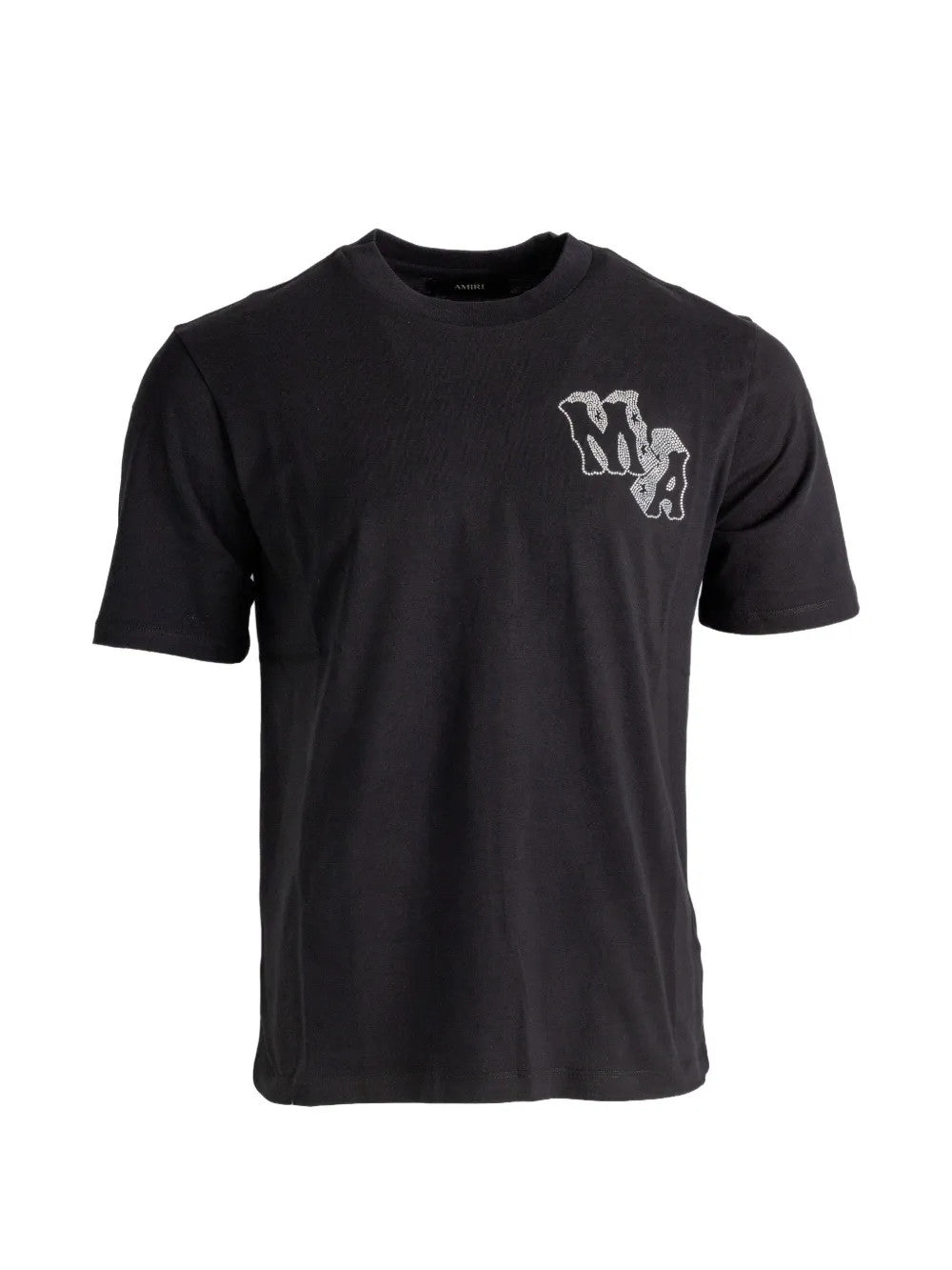 Black t-shirt, front view