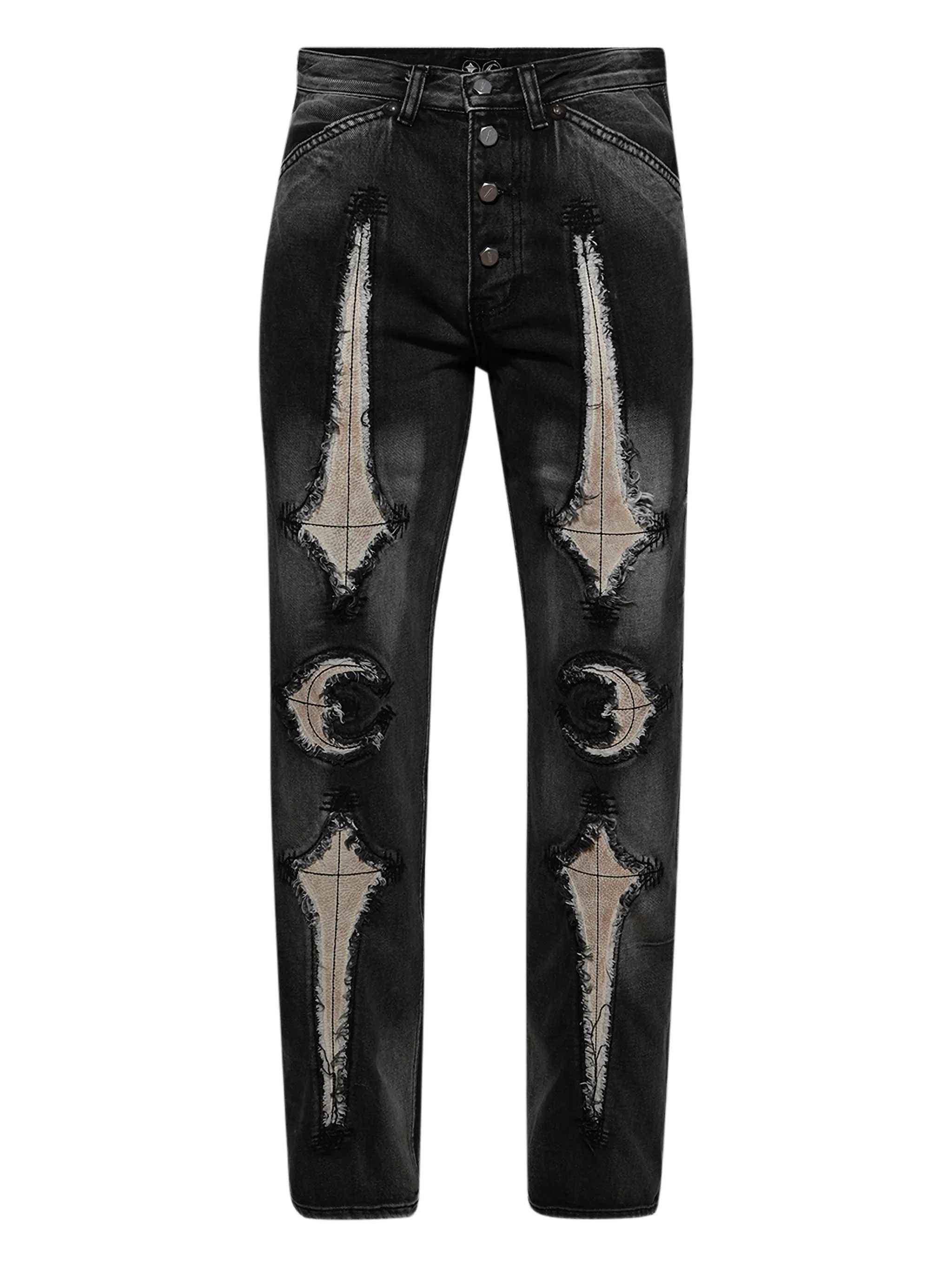 black jeans, front view