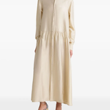 Tan dresses, full body view