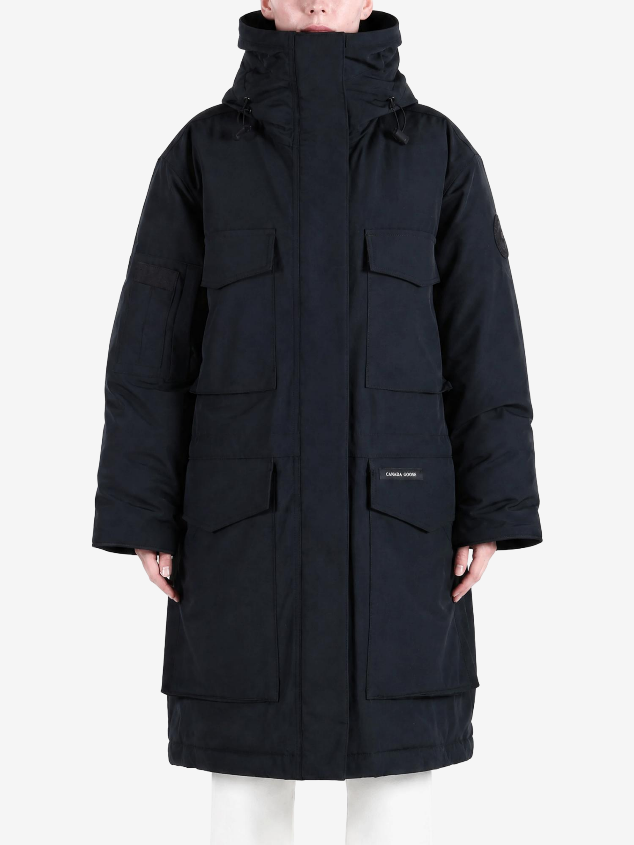 Black jacket, full body view
