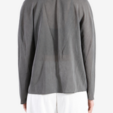 AMOMENTO - Women  Sheer Scarf Top