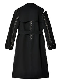 COMME DES GARCONS NOIR - Women Safety Pin Trench Coat