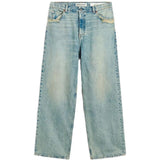 Blue jeans, front view