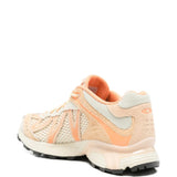 Orange sneaker, back view